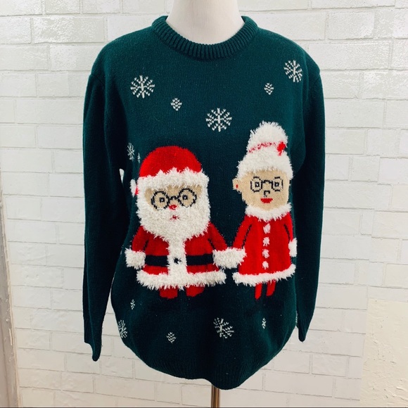 mrs claus cardigan